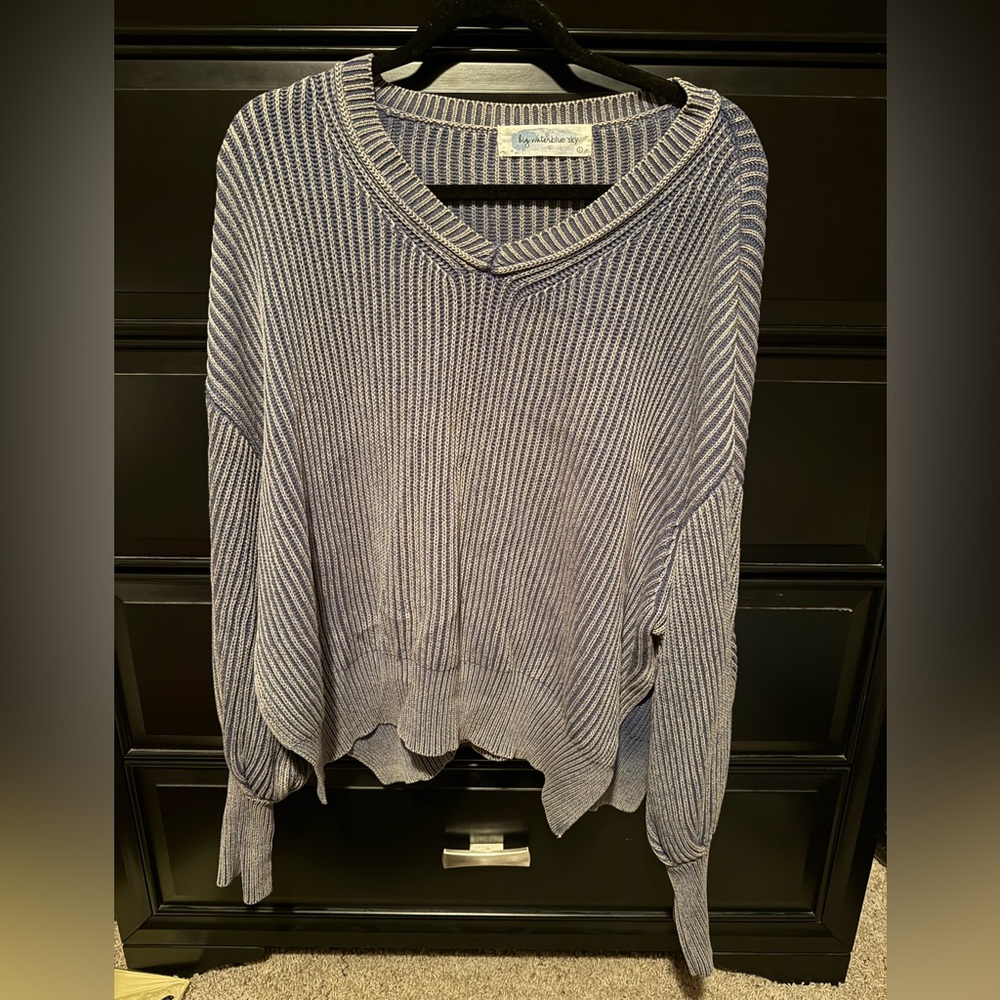 Gray/Blue Sweater